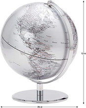 Load image into Gallery viewer, World Globe, Desktop Globe Metal Base is Suitable for Home Office Classroom Living Room Mantle Center Piece Decoration
