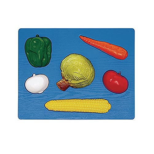 3D Chunky Food Puzzle for Preschool 6 Pieces, Vegetables (Item # 3DVEGGY)