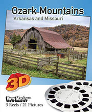 Load image into Gallery viewer, The Ozark Mountains - Classic ViewMaster - 3 Reels - 21 3D Images

