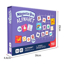 Load image into Gallery viewer, TOI Kids Magnet Toys Magnetic Jigsaw Puzzle Boxes for Kids Age 3-7,Alphabet,Preschool Tabletop Toy for Toddlers Kids,Promoting Hand-Eye Coordination
