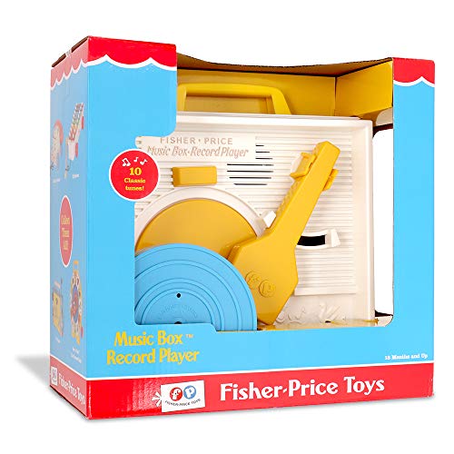 Fisher Price Classic Toys - Retro Music Box Record Player - Great Pre-School Gift for Girls and Boys