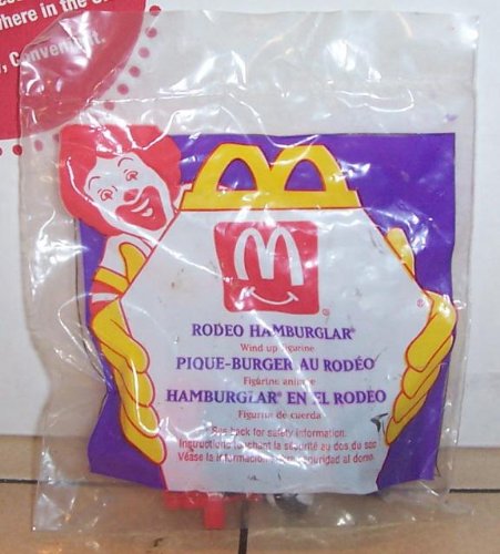 1995 Mcdonalds Mcrodeo Rodeo Hamburglar Happy Meal Toy MIP Uk Exclusive