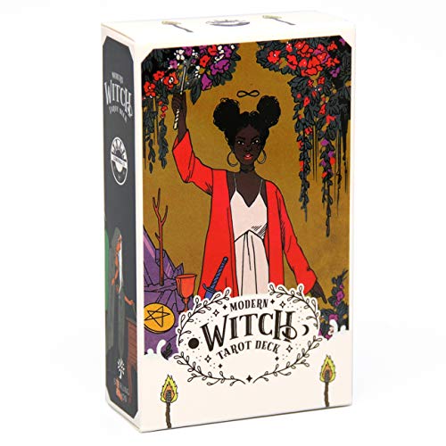 ?? Modern Witch Tarot Card Set, Divination Prediction Tarot Cards, Cards That Promote Spiritual Growth, The Best Gift for Tarot Lovers, Including Tarot Card Cloth and Storage Bag