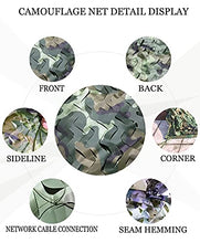 Load image into Gallery viewer, Lyy Home Camouflage Scrim Net Sunshade Decoration Net for Hunting Blind Shooting, Hunting Hide/Shooting Hide/Camping Shelters Lightweight Durable Kids Camo Net Support Customization
