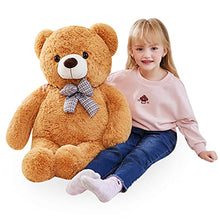 Load image into Gallery viewer, IKASA Giant Teddy Bear Plush Toy Stuffed Animals (Brown, 30 inches)
