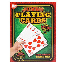 Load image into Gallery viewer, DollarItemDirect 8.5 x 11.5 inches Jumbo Poker Card Deck, Case of 6
