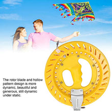 Load image into Gallery viewer, VGEBY Kite Reel, Lightweight ABS Mute Large Bearing Kite Line String Winder Grip 360 Rotating Universal Wheel 20cm with 200M Line(Yellow) Children&#39;s Outdoor Entertainment Supplies
