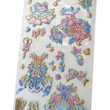 Load image into Gallery viewer, metamorphic Princess Girl sticker / Mermaid Princess Girl for girls
