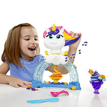 Load image into Gallery viewer, Play-Doh Tootie The Unicorn Ice Cream Set with 3 Non-Toxic Colors Featuring Play-Doh Color Swirl Compound
