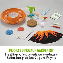 Load image into Gallery viewer, Dinosaur Habitat Grow and Glow, Dino Garden Craft Kit, DIY Painting Plant Set Indoor Outdoor Play, Activity Gardening Art Tool Set Toys for Kids Toddlers, Create Your Fairy Garden, Girls Boys Age 3 Up
