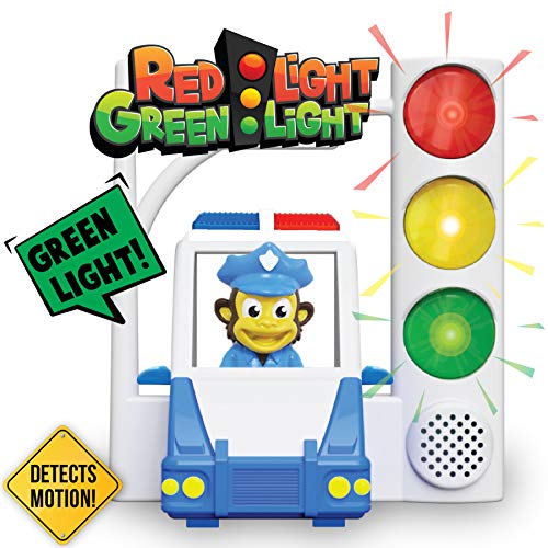 Red Light Green Light with Motion Sensing - Get Kids Active with 3 Different Kids Games, For Kids Ages 4-8 Or A Toddler Game