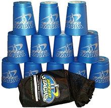 Load image into Gallery viewer, Speed Stacks Set of 12 Competition 4&quot; Blue Cups with Carrying Bag
