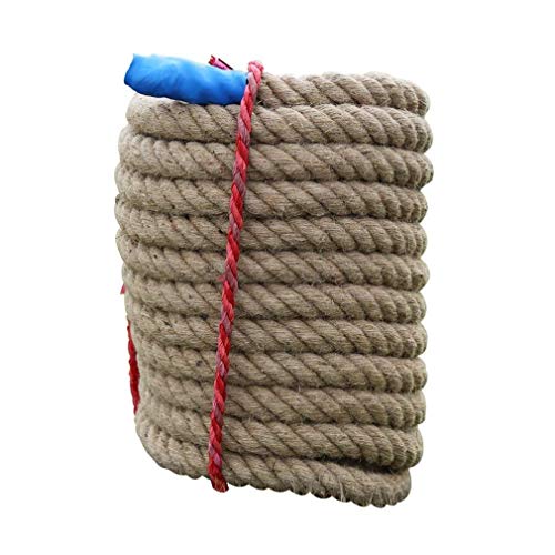 XHP Battle Rope 4 Way Tug of War Rope 20-50 People Endurance and tug of Exercise Fitness Rope Outdoor Sports Game Team Building School Garden Sports Team Game (Color : Diameter 4cm, Size : 40m)
