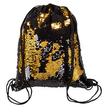 Load image into Gallery viewer, UPD Blue &amp; Silver Flip Sequin Backpack, 16 x 14/Small, Multicolor
