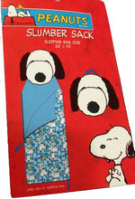 Load image into Gallery viewer, Peanuts Snoopy Slumber Bag Sleeping Bag Overnight Sleepover Bed
