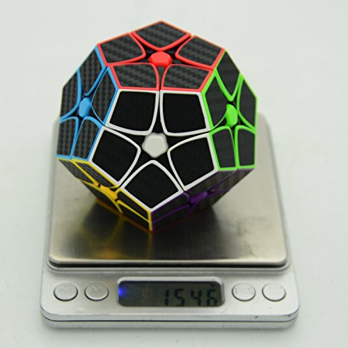 Magic Cube 2x2 3x3 Stickerless Bright with Black Sticker Speed Cube Phantom  Carbon Fiber Sticker 2x2x2 3x3x3 Color Magic Cube 