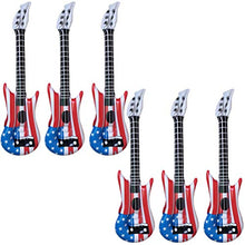 Load image into Gallery viewer, LUOZZY 6 Pcs US Flag Guitar Inflatable Performance Props Photography Props for Stage Party
