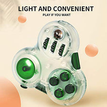 Load image into Gallery viewer, CaLeQi Fidget Toy Hand Toy with 10 Fidget Functions Perfect for Adults to Kill time Stress Relief ADD, ADHD and Autistic (Green)
