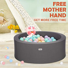 Load image into Gallery viewer, JOYMOR Upgrade Ball Pit for Toddlers, Extra Thicker Larger Round Pool, Memory Foam Soft for Baby Kids, Balls not Included
