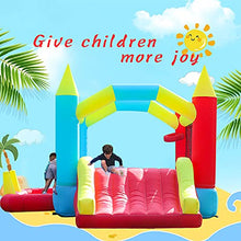 Load image into Gallery viewer, NC Bounce Room, Inflatable Bounce Room with Hair Dryer, Jumping Castle with Slide, Bouncy Castle, Family Backyard Jumping, Durable Sewing Extra-Thick Material, Great Gift for Children
