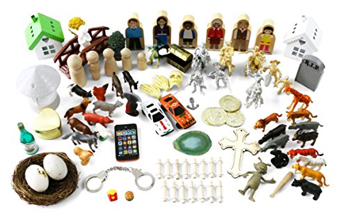 Sandtray Play Therapy Basic Starter Kit - 85+ Pieces