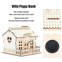 Load image into Gallery viewer, Aqur2020 Wooden Money Box, Large Capacity Safe Wooden Piggy Bank for Home
