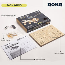 Load image into Gallery viewer, ROKR Assemble Solar Energy Powered Cars-Moveable 3D Wooden Puzzle Toys-Funny Teaching Educational-Home Deco-Model Building Sets-Best Christmas,Birthday Gift for Boys,Children,Adult (Curiosity Rover)
