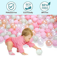 Load image into Gallery viewer, STARBOLO Ball Pit Balls Phthalate Free BPA Free Non-Toxic Crush Proof Play Balls for Toddlers Kids Pool Playhouse (Pearl Golden/Pink/Macaron Pink/Pearl Green/Pearl White/Transparent)
