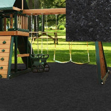 Load image into Gallery viewer, KIDWISE Swing Set Playground Rubber Mulch 75 Cu.Ft. Pallet-Black
