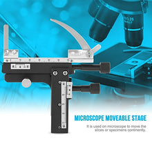 Load image into Gallery viewer, Microscope Moveable Stage, Professional Attachable Mechanical X-Y Moveable Stage Caliper with Scale for Microscope
