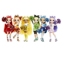 Load image into Gallery viewer, Rainbow High Cheer Sunny Madison  Yellow Cheerleader Fashion Doll with Pom Poms and Doll Accessories, Great Gift for Kids 6-12 Years Old
