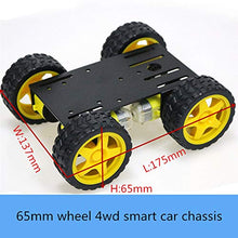Load image into Gallery viewer, Professional Metal 4wd Smart Robot Car Chassis Kit, Robotic Cars C101 Platform Model with 4pcs TT Encoder DC Motor &amp; Wheels for Arduino / Raspberry Pi Project, DIY Maker Steam Educational Teaching Kit

