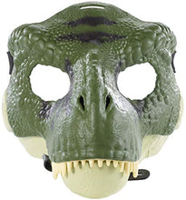 Load image into Gallery viewer, Jurassic World Movie-inspired Dinosaur Mask with Opening Jaw, Realistic Texture and Color, Eye and Nose Openings and Secure Strap; Ages 4 and Up
