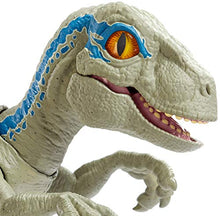 Load image into Gallery viewer, ?Jurassic World Primal Pal Blue with Spring-activated Action, Sound Effects Plus Neck, Shoulder, Tail and Feet Articulation for Added Play Movement ? [Amazon Exclusive]
