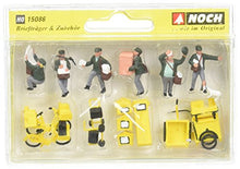 Load image into Gallery viewer, Noch 15086 Postmen and Accessories H0 Scale Figures
