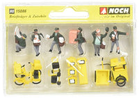 Noch 15086 Postmen and Accessories H0 Scale Figures