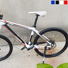 Load image into Gallery viewer, Bicycle Kickstand Adjustable Bike Kickstand Aluminium Alloy Side Stand Adjustable Aluminum Alloy White Kick Stand
