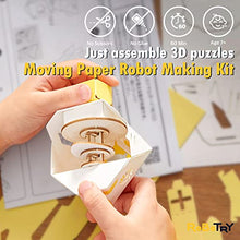 Load image into Gallery viewer, ROBOTRY Moving Paper Robots Making Kit, Chefu | Cam&amp;Follower - Learn Very Basic 5 Robot Mechanisms | Beginner | DIY Paper Crafts | Gifts for Kids &amp; Seniors | STEM Educational Science Kits
