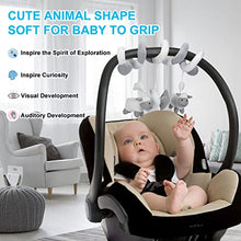 Load image into Gallery viewer, Promise Babe Hanging Car Seat Toys , Infant Stroller Toys for Car Seat Stroller Mobile Crib Bar with Bell , Baby Activity Spiral Plush Toys Best Gift for Boys and Girls , Spiral Activity Toy
