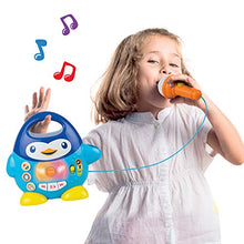Load image into Gallery viewer, Penguin Karaoke Buddy - Toy with Microphone, Music Player with Preset Melodies and Echo Effect. for Kids Ages 18 Months Up. Play Karaoke Machine for Toddlers.
