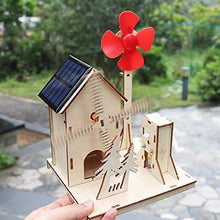 Load image into Gallery viewer, DIY Wooden Science Experiment Educational STEM Building Kit - Science Models Stem Projects for Power Generation - Solar Energy,Hand Crank Generator-Creative Motor Kit for Kids,Teens
