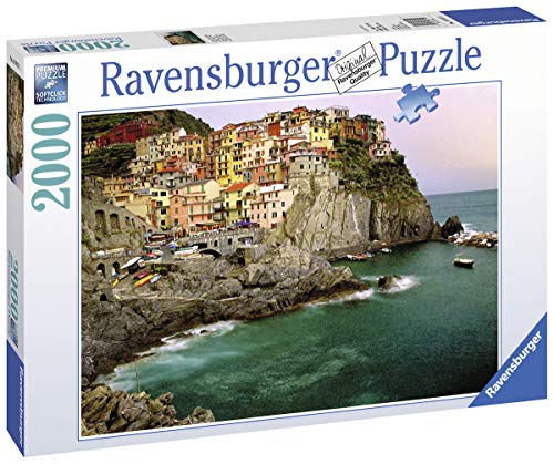 Ravensburger Cinque Terre, Italy 2000 Piece Jigsaw Puzzle for Adults - Softclick Technology Means Pieces Fit Together Perfectly