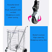Load image into Gallery viewer, Can Climb The Stairs Shopping Cart Folding Hand Cart Shopping Cart Home Pull Trailer (Color : D)
