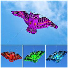Load image into Gallery viewer, FQD&amp;BNM Kite New Cartoon Owl Flying Kites for Children Adult Outdoor Fun Sports Toy,Green
