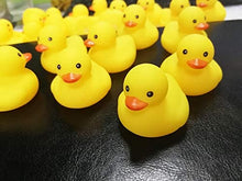 Load image into Gallery viewer, Sohapy 100Pcs Mini Yellow Rubber Ducks Baby Shower Rubber Ducks, Squeak Fun Baby Yellow Rubber Bath Toy Float Fun Decorations for Shower Birthday Party Favors Gift (100PCS Yellow Ducks)

