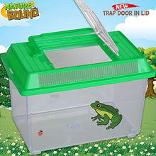 Load image into Gallery viewer, Nature Bound - Ultimate Critter Box Habitat Kit for Indoor/Outdoor Insect Collecting - Includes Net, Tweezers, and Magnifier - Gift for Boys and Girls Green
