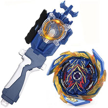 Load image into Gallery viewer, Konikiwa Battling Sparking String Launcher, Brave Valkyrie Top Burst Launcher Set, Left and Right Spin String Launcher Grip Compatible with All Bey Burst Series - Blue
