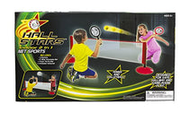 Little Kids Hall Stars Volleyball and Tennis 2-in-1 Net Sports Play Set