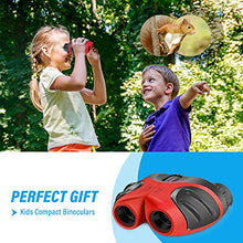 Load image into Gallery viewer, Best Easter Gifts for Teen Girl, VNVDFLM Compact Shock Proof Telescope for Kids Toy for 3-12 Year Old Boys Girls to Bird Watching or Hiking, Birthday Presents for 7 Year Old Boys (Red)
