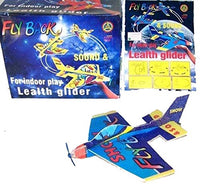 6 Pieces Bulk Lot of Toy Fly Back Toy You Styrofoam Stunt Glider Airplanes with Sound Propeller